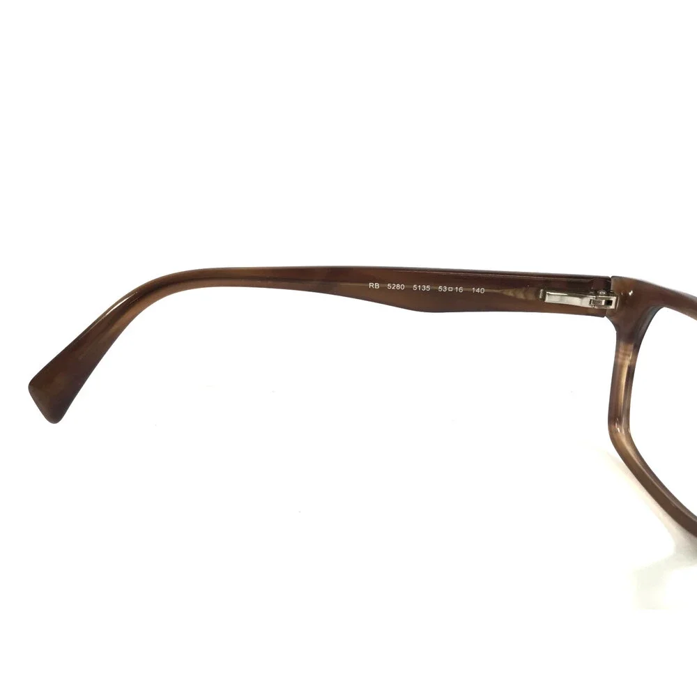 Ray-Ban Eyeglasses Frames RB5280 5135 Brown Horn Cat Eye Full Rim 53-16-140